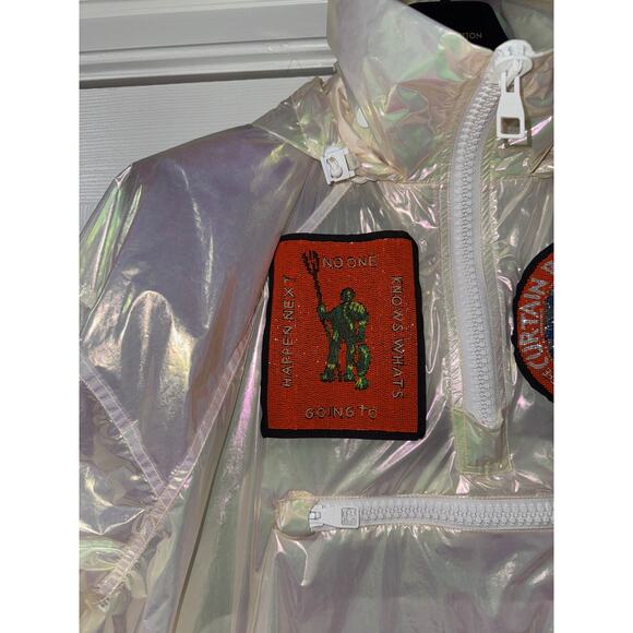 Louis Vuitton Virgil Abloh SS19 Iridescent Prism Anorak Windbreaker Jacket 48 - Picture 4 of 16